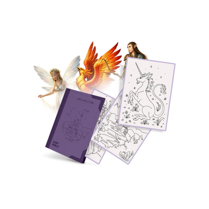 KIDYWOLF KIDYDRAW-PAD Once Upon a Time wkład 8+ 30 ilustracji