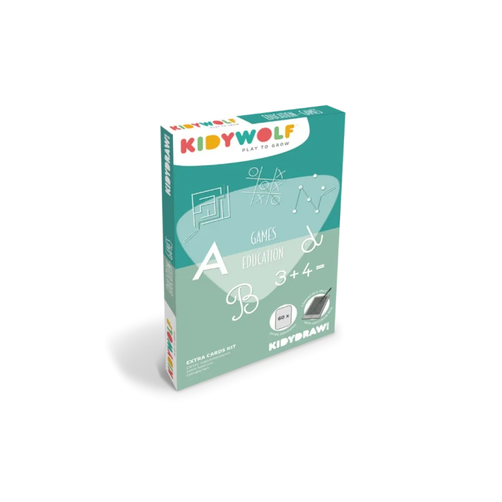 KIDYWOLF KIDYDRAW-MINI Gry i Edukacja wkład 60 kart