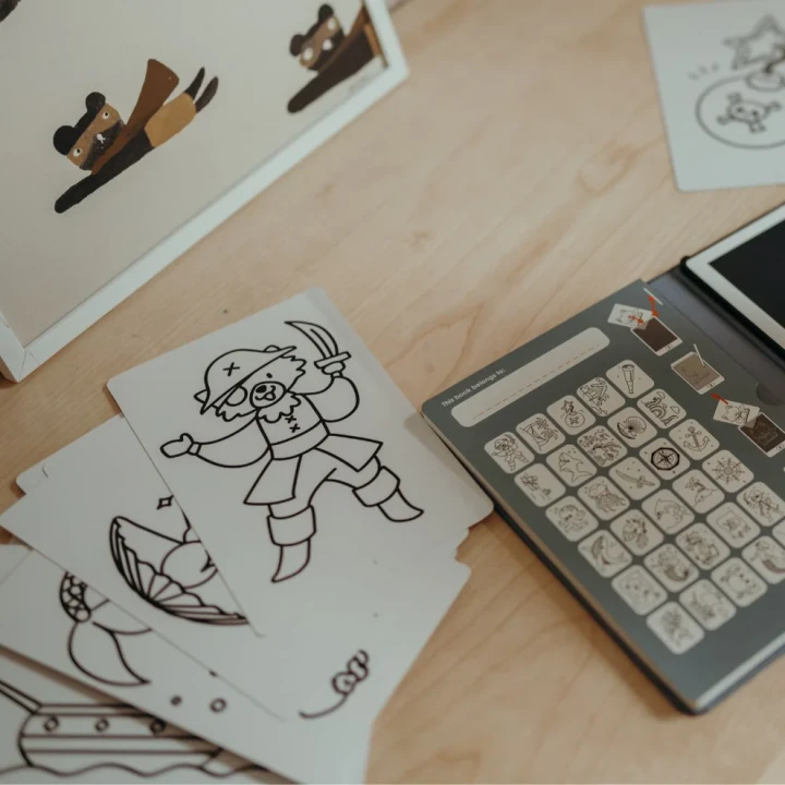 KIDYWOLF KIDYDRAW-MINI wkład z kartami Ocean i Piraci
