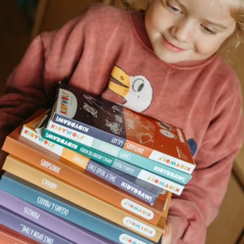 KIDYWOLF KIDYDRAW-MINI kolekcja tabletów i wkładów tematycznych do odrysowywania