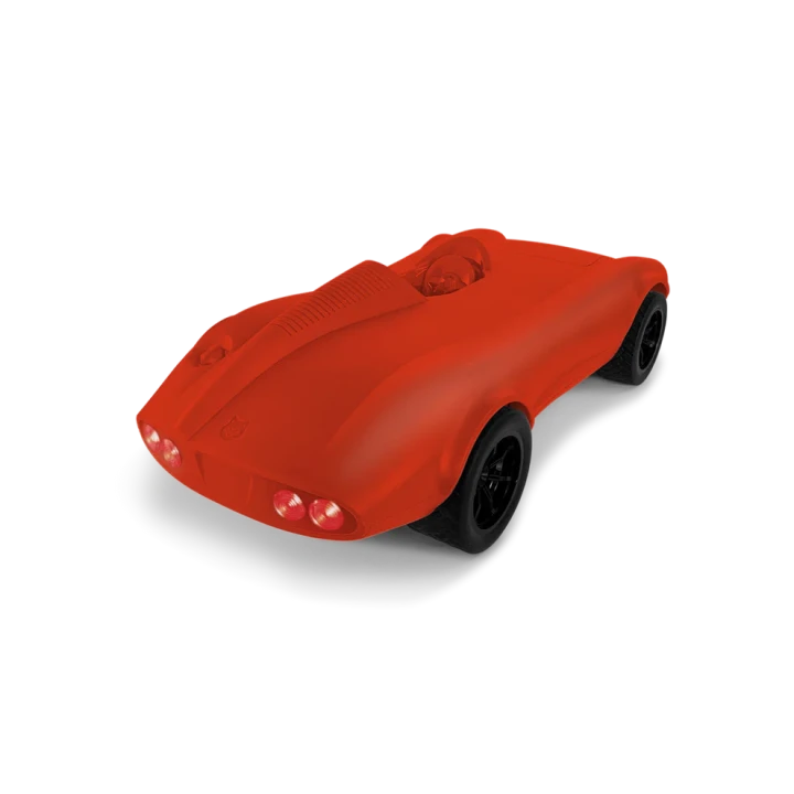 KIDYWOLF KIDYCAR czerwone auto widok z tyłu