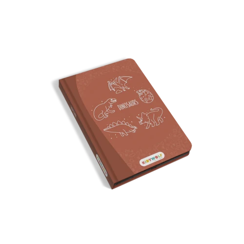 KIDYDRAW MINI Dinozaury – tablet LCD do rysowania dla dzieci 8,2″ z 30 ilustracjami dinozaurów