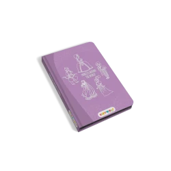 KIDYDRAW MINI Princess – tablet LCD do rysowania dla dzieci 8,2″ z 30 ilustracjami księżniczek