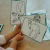 Ilustracja zwierzęcia do odrysowywania na tablecie KIDYDRAW MINI Animals Around the World