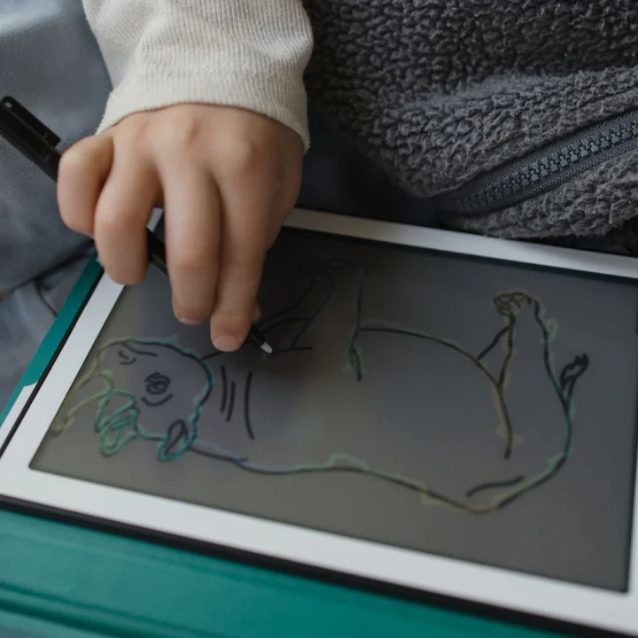 Obsługa ekranu LCD i funkcji tabletu KIDYDRAW MINI Animals Around the World