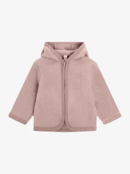 Jacket Wool Fleece Mahogany Rose – dziecięca kurtka z wełny merino