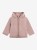 HUTTEliHUT Jacket Wool Fleece Mahogany Rose – dziecięca kurtka z wełny merino, widok z przodu