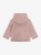 HUTTEliHUT Jacket Wool Fleece Mahogany Rose – kurtka z wełny merino, widok z tyłu