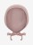 Czapka niemowlęca z wełny merino HUTTEliHUT Mahogany Rose – widok z przodu