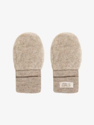 Mittens Wool Fleece Savannah Melange - dziecięce rękawiczki z wełny merino