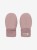 HUTTEliHUT Mittens Wool Fleece Woodrose – dziecięce rękawiczki z wełny merino typu łapki z szerokimi mankietami