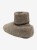 HUTTEliHUT Footies Wool Fleece Savannah Melange - dwuwarstwowy bucik niemowlęcy merino, widok z boku