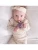 Niemowlę z fioletowym gryzakiem Matchstick Monkey Original Teether Purple