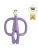Matchstick Monkey Original Teether Purple fioletowy gryzak Małpka dla niemowląt od 3 miesięcy