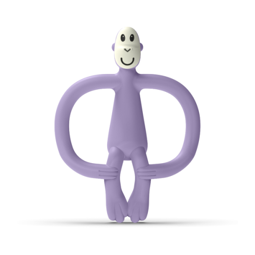Matchstick Monkey Original Teether Purple fioletowy gryzak Małpka dla niemowląt od 3 miesięcy