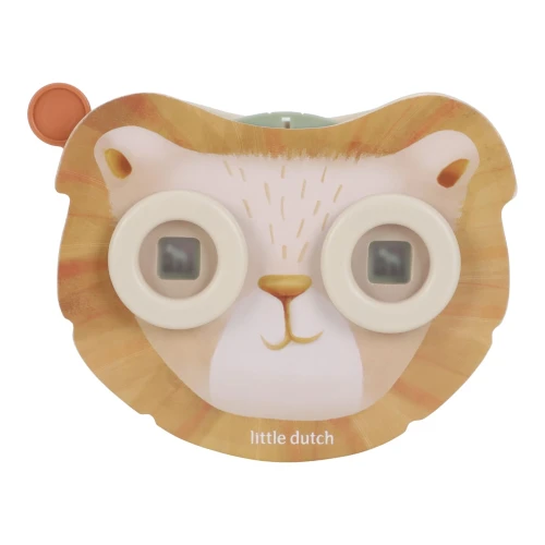 Little Dutch projektor lew Safari Friends FSC – drewniany wizjer z przodu