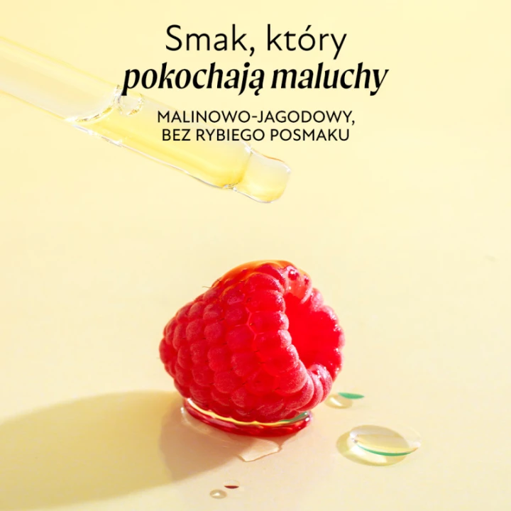 Olini Omega-3 dla dzieci o jagodowo-malinowym smaku
