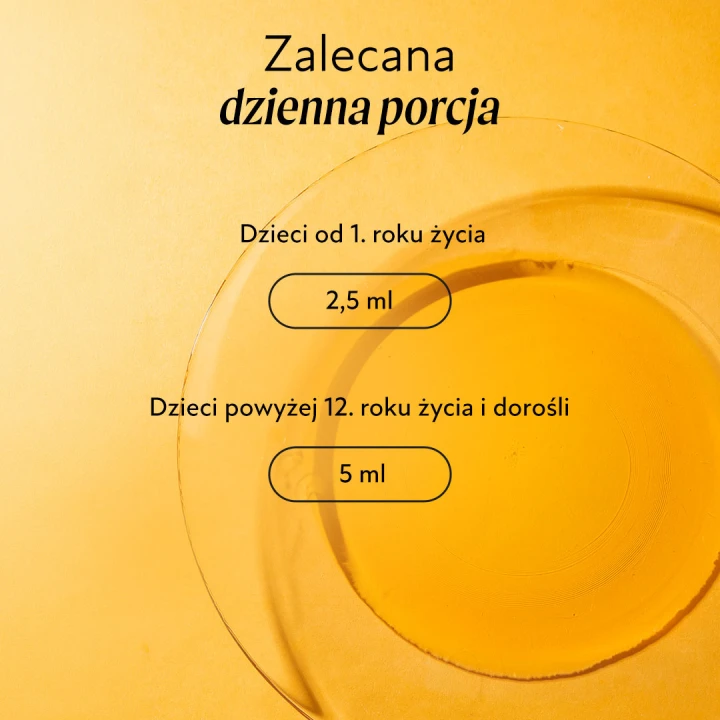 Tran pomarańczowy Olini – olej z wątroby dorsza ze zrównoważonych połowów