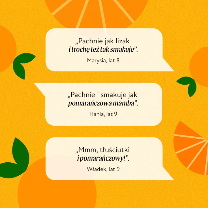 Tran pomarańczowy Olini – omega-3, DHA, EPA oraz witaminy A i D