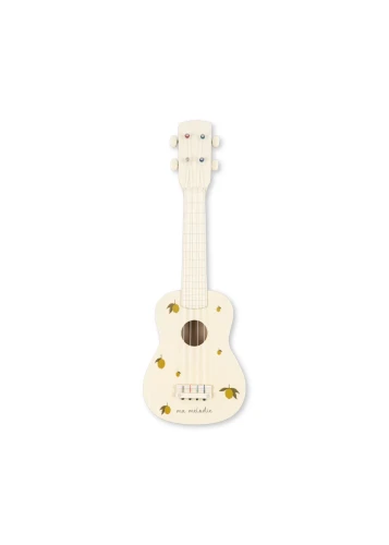 Drewniane ukulele Konges Sløjd Glossy Lemon FSC – widok na wprost