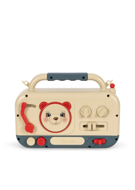 Konges Sløjd Baby Boombox – druga strona radia-zabawki z panelem dźwiękowym