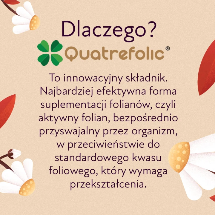 Olini Olej dla mamy – właściwości folianu 5-MTHF Quatrefolic