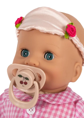 Konges Sløjd Lulu Doll 34 cm – lalka ze smoczkiem i maską do spania