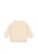 Konges Sløjd Lou Sequin Brazilian Sand – beżowa bluza dziecięca