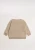Konges Sløjd Lou Terry Oxford Tan Lemon – tył beżowej bluzy dziecięcej