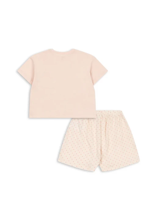 Konges Sløjd Famo Box Fit Pirouette Dot Creole Pink tył kompletu