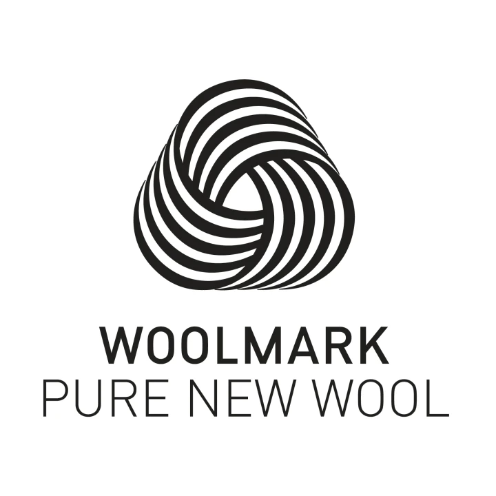 HUTTEliHUT Jacket Ears Wool Fleece Savannah Melange – logo WOOLMARK Pure New Wool
