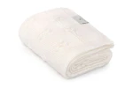 Kocyk merino Floral cream