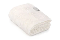 Kocyk merino Floral cream