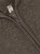 HUTTEliHUT Pram Suit Ears Wool Fleece Brown Melange detal zamka