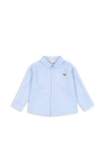 Konges Sløjd Wes Shirt Blue Stripe koszula dziecięca w błękitne paski