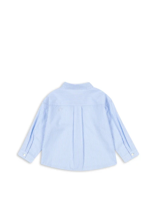 Konges Sløjd Wes Shirt Blue Stripe widok z tyłu
