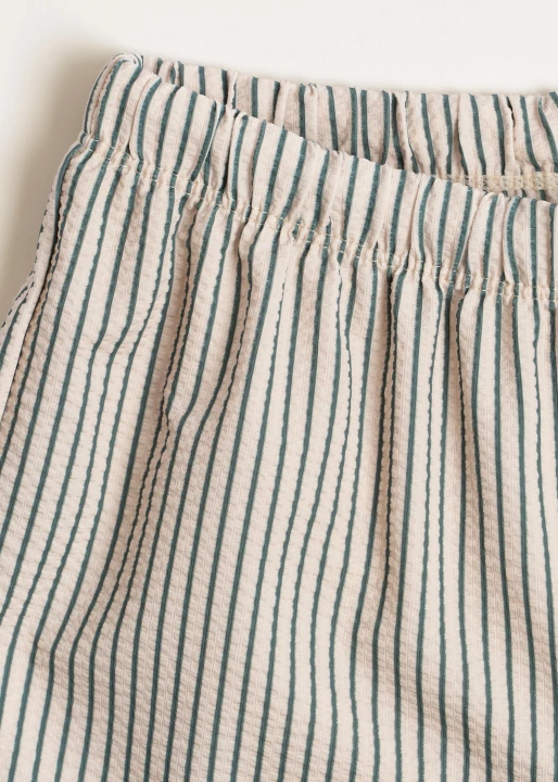 Konges Sløjd Seer Asnou Swimshorts GRS Tea Stripe detal pasa i sznurka