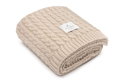 kocyk-warkocz-merino-warm-beige-przod