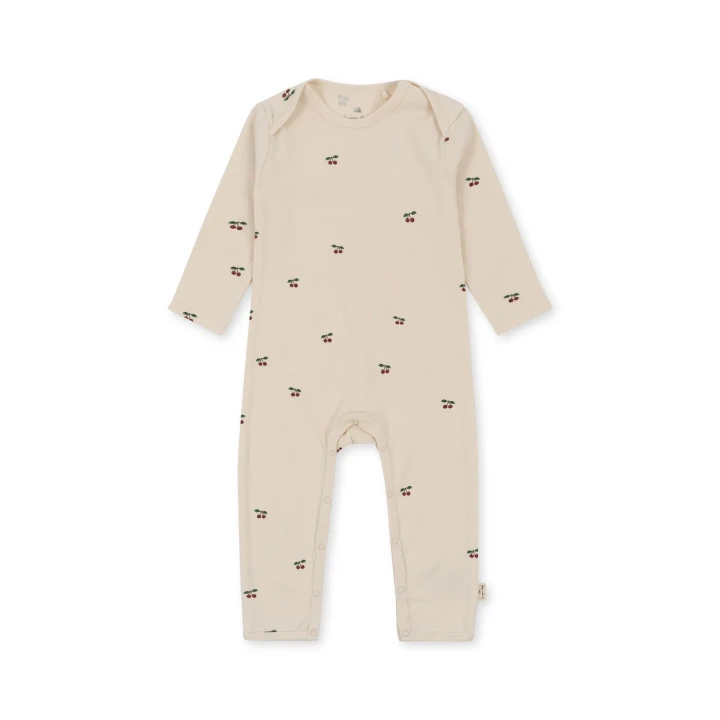 Konges Sløjd Onesie Cherry pajacyk niemowlęcy w wisienki