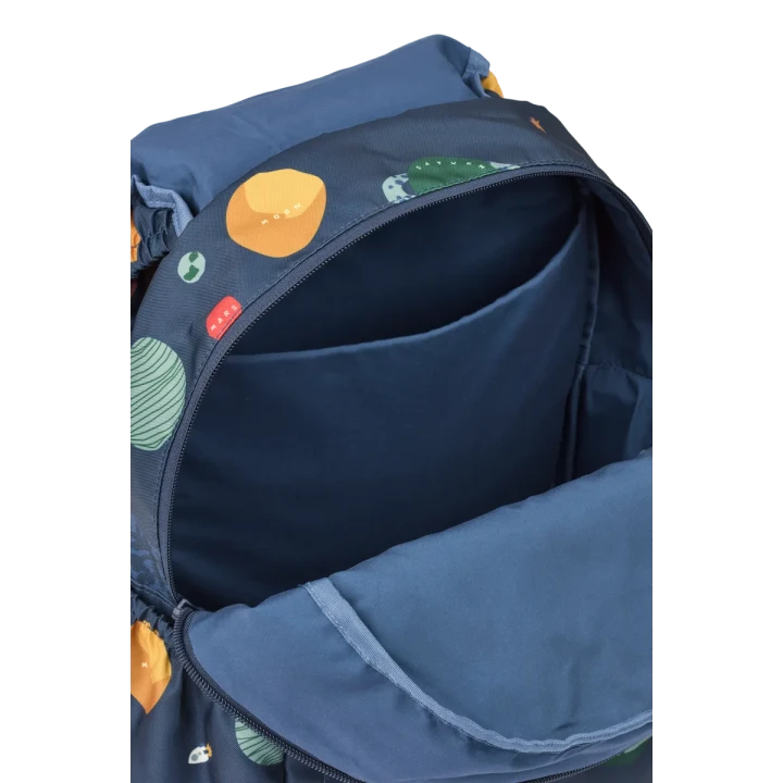 Liewood Johnny Universe wnętrze plecaka z kieszenią na laptop 13 cali