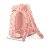 Liewood Johnny Cherry Heart tył plecaka z pasem piersiowym i szelkami