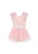 Konges Sløjd Ballerina Dress Ash Rose tył różowej sukienki tiulowej