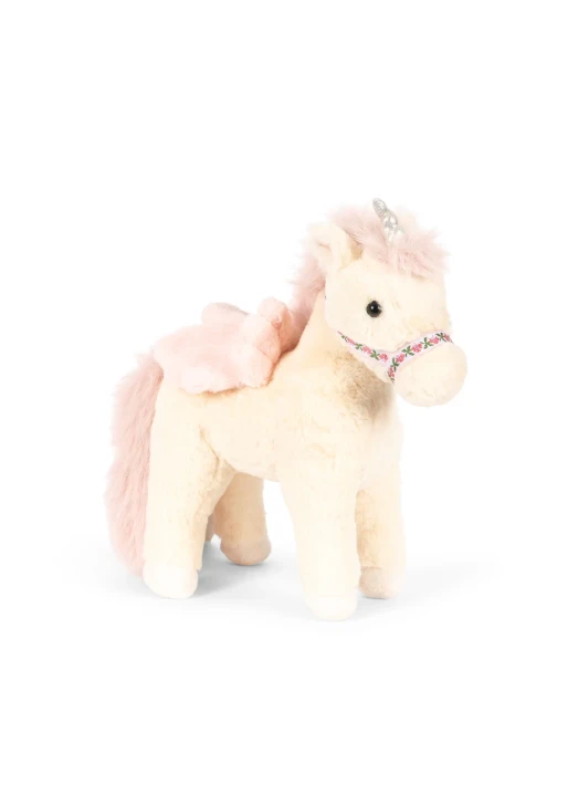 Konges Sløjd Starlight Unicorn Off White pluszowy jednorożec 38 cm