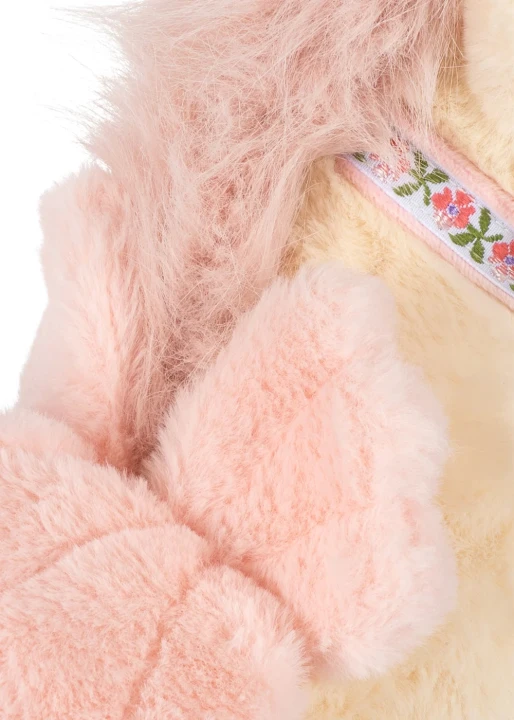 Konges Sløjd Starlight Unicorn Off White detal różowej grzywy i skrzydeł