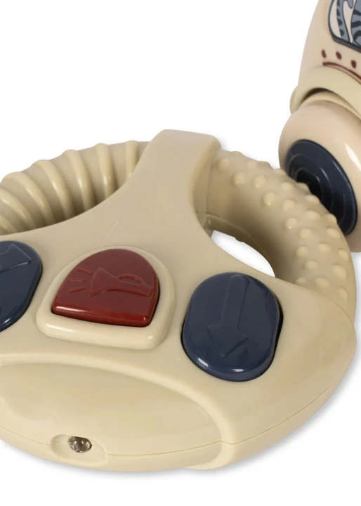 Konges Sløjd Remote Control Police Car Beige pilot z trzema przyciskami