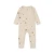 Konges Sløjd Onesie GOTS Lemon – kremowy pajacyk niemowlęcy w cytryny