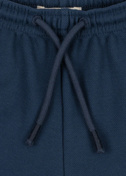 Granatowe spodenki Florian Shorts, elastyczny pas ze sznurkiem