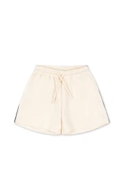 Florian Shorts GOTS – białe spodenki dziecięce