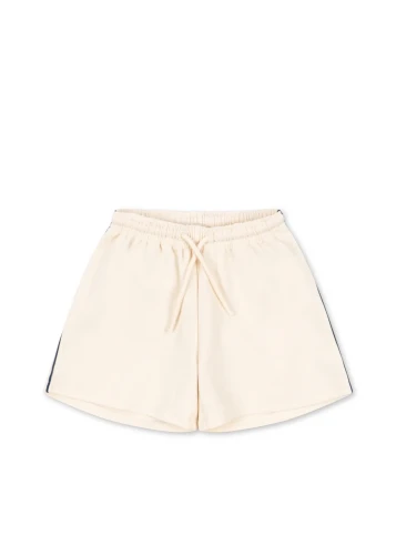 Konges Sløjd Florian Shorts Antique White, białe spodenki dziecięce GOTS