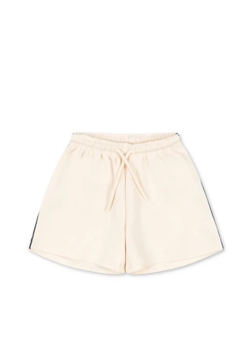 Konges Sløjd Florian Shorts Antique White, białe spodenki dziecięce GOTS